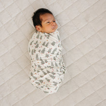 Load image into Gallery viewer, Christmas Trees Bamboo Stretch Swaddle
