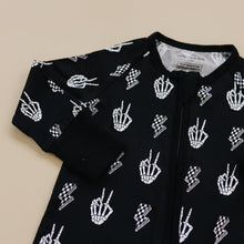 Load image into Gallery viewer, Bamboo Zip Romper | Skelly Vibes

