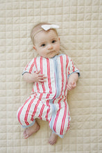 Load image into Gallery viewer, Stars &amp; Stripes Bamboo Shorty Romper
