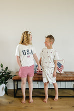 Load image into Gallery viewer, Flag Button Short Set

