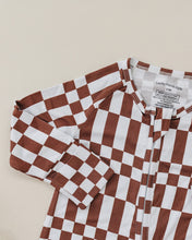 Load image into Gallery viewer, Bamboo Two Piece Set | Chocolate Checkered
