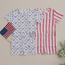 Load image into Gallery viewer, Stars &amp; Stripes 2pc Bamboo Pajamas
