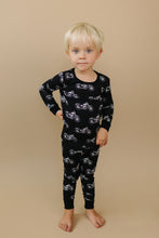 Load image into Gallery viewer, Bamboo Two Piece Set | Born to Ride Black
