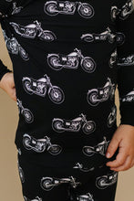 Load image into Gallery viewer, Bamboo Two Piece Set | Born to Ride Black

