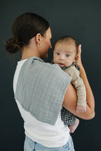 Load image into Gallery viewer, Dusty Blue Muslin Burp Cloth
