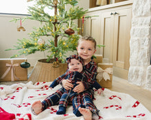 Load image into Gallery viewer, Christmas Plaid Bamboo Zipper
