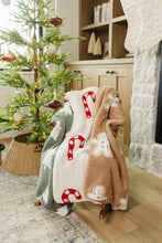 Load image into Gallery viewer, Gingerbread Plush Blanket
