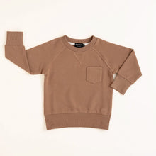 Load image into Gallery viewer, ORGANIC COTTON CREWNECK -  ALMOND
