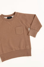 Load image into Gallery viewer, ORGANIC COTTON CREWNECK -  ALMOND

