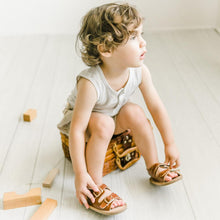 Load image into Gallery viewer, Brown Charley Sandal
