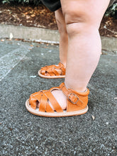 Load image into Gallery viewer, Brown Closed Toe Sandal

