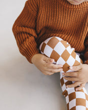 Load image into Gallery viewer, Checkered Leggings | Copper
