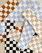 Load image into Gallery viewer, Checkered Leggings | Latte
