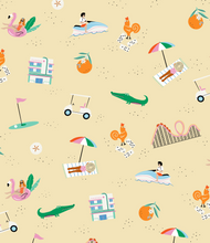Load image into Gallery viewer, Goodnight, Florida Short Pajamas Set  🍊
