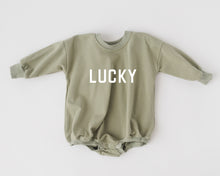 Load image into Gallery viewer, Lucky Sweatshirt Romper - more colors
