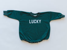 Load image into Gallery viewer, Lucky Sweatshirt Romper - more colors
