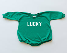 Load image into Gallery viewer, Lucky Sweatshirt Romper - more colors
