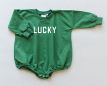 Load image into Gallery viewer, Lucky Sweatshirt Romper - more colors
