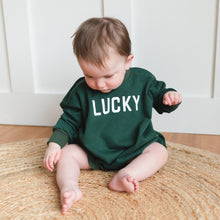 Load image into Gallery viewer, Lucky Sweatshirt Romper - more colors
