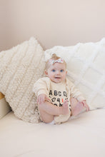 Load image into Gallery viewer, ABC I Love You Sweatshirt Romper - more colors
