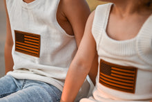 Load image into Gallery viewer, USA Knit Muscle Tank
