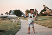 Load image into Gallery viewer, USA Knit Muscle Tank
