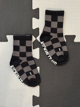 Load image into Gallery viewer, Black + Gray Checker
