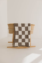 Load image into Gallery viewer, Mushroom Checkerboard | Plush Blanket
