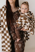 Load image into Gallery viewer, Children&#39;s Hooded Robe | Minty x ff Wild West
