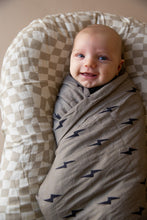 Load image into Gallery viewer, Muslin Swaddle | Lightning Bolt
