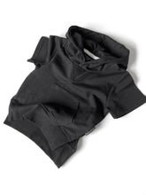 Load image into Gallery viewer, Short Sleeve Hoodie - Black
