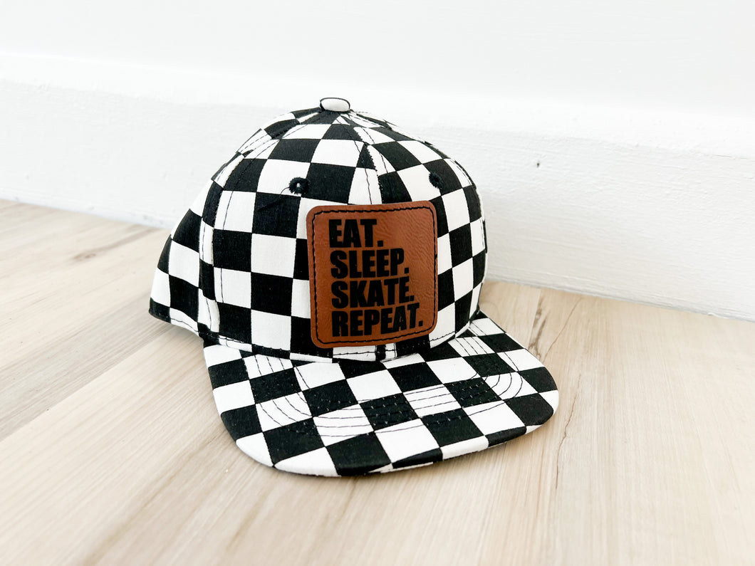 Eat Sleep Skate Repeat Hat