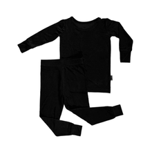 Load image into Gallery viewer, LONG SLEEVE 2 PIECE SETS- Midnight Black
