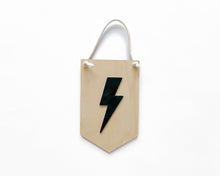 Load image into Gallery viewer, Lightning Bolt Hanging Sign
